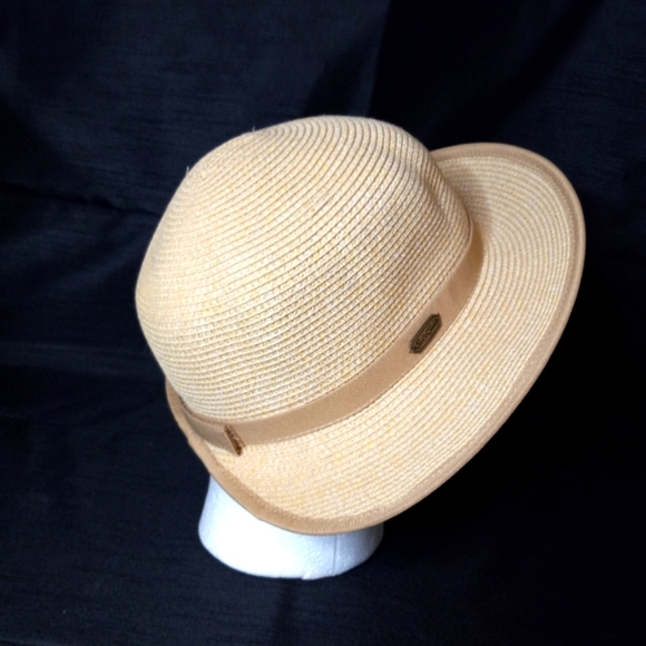 Sun N Sand Straw Cloche Hat. UPF50+. One Size. NWOT - Picture 1 of 9